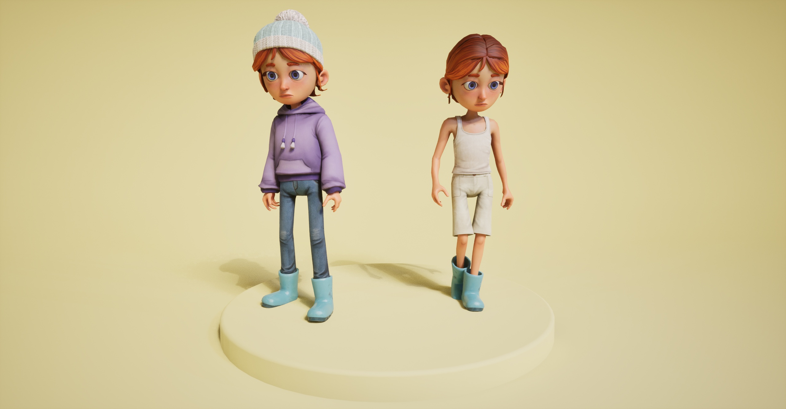 Media 1 for listing Characters - Stylized Modular Teenager