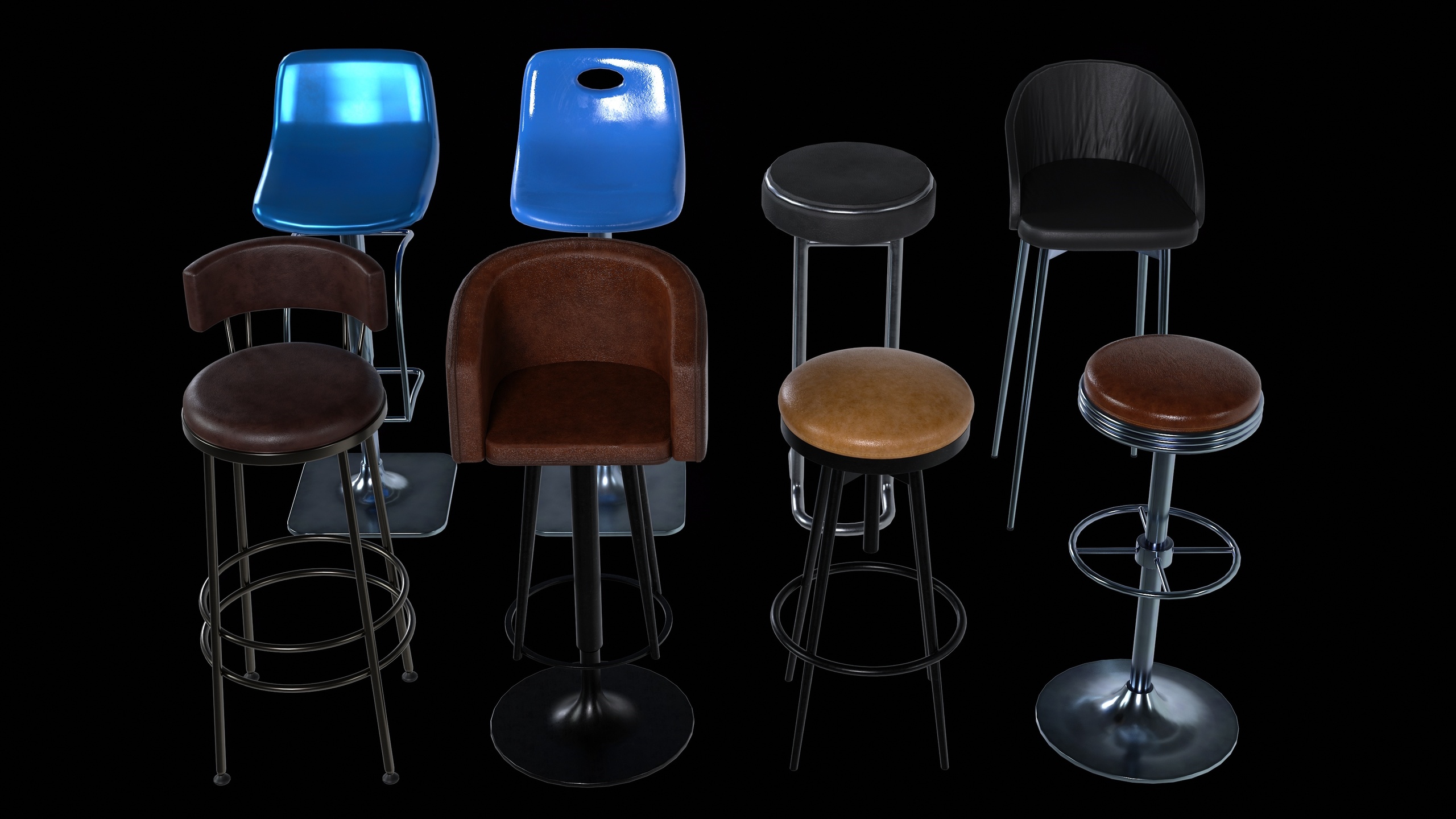 出品Stools And Chair Packのメディア1