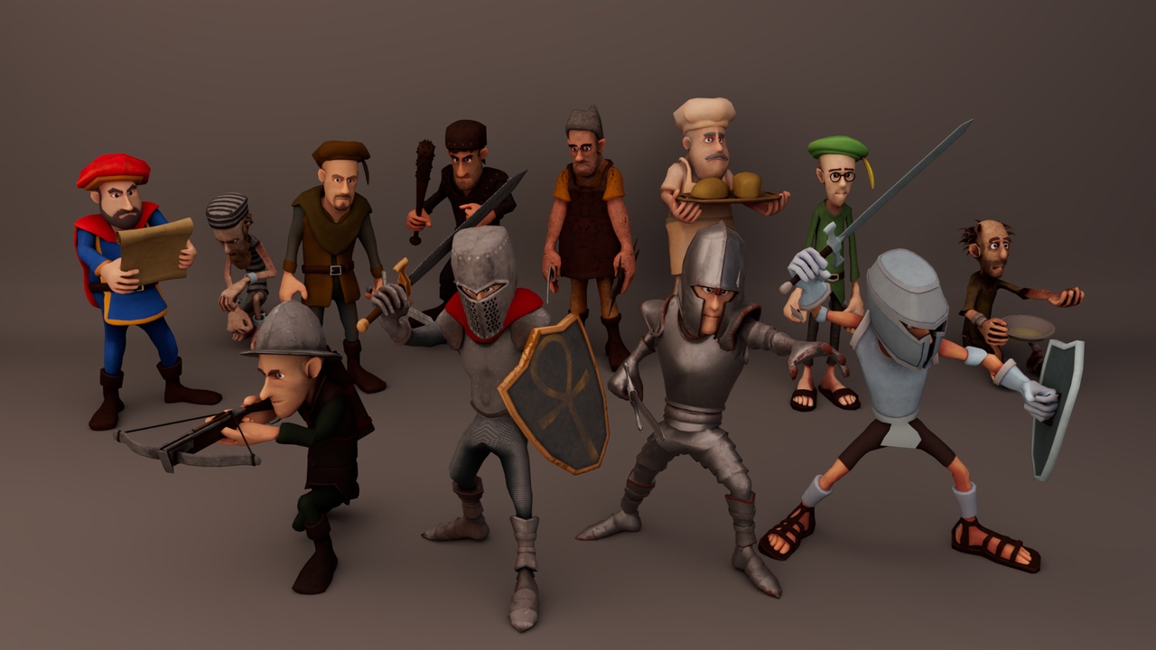 Media 1 for listing dReal Character Bundle - Kingdom Defenders