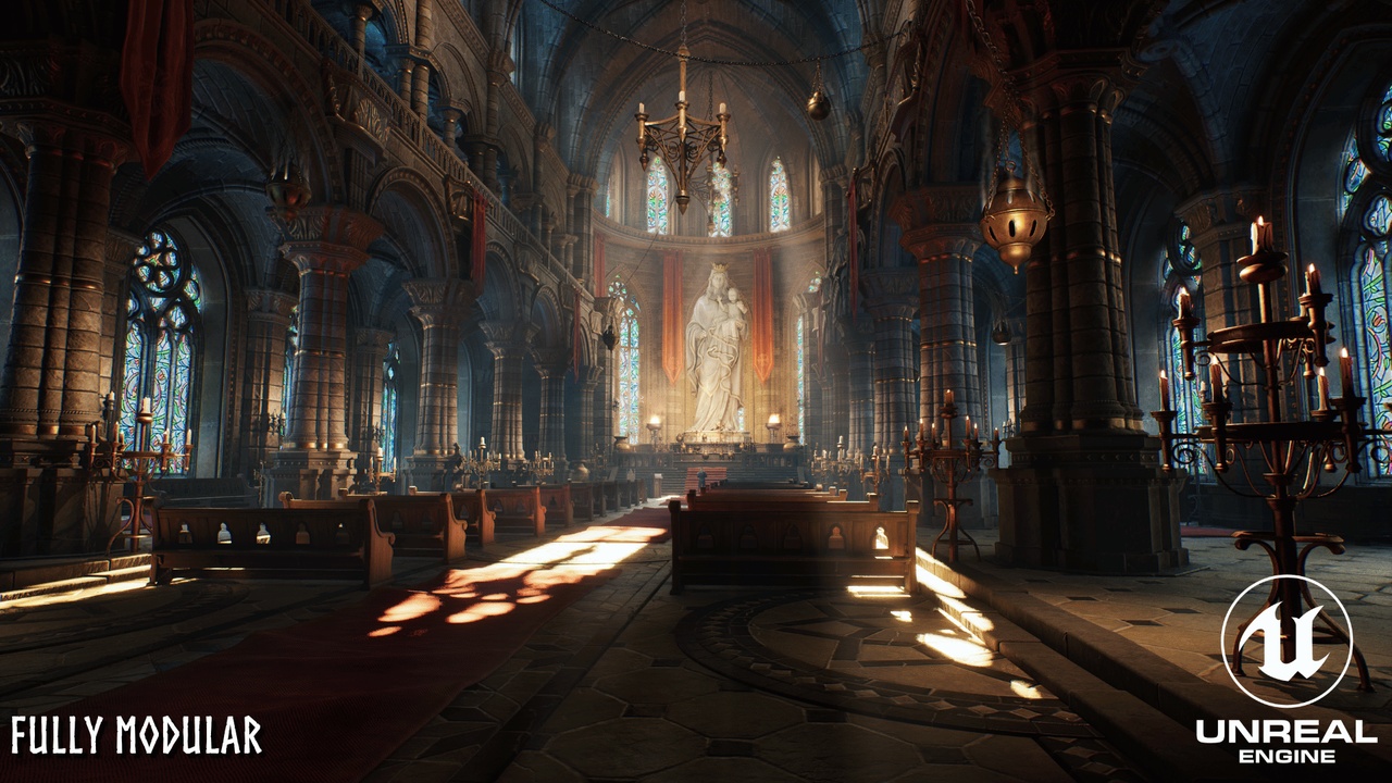 商品 Modular Cathedral (Gothic Cathedral, Modular Cathedral, Victorian Cathedral) 的媒体 1