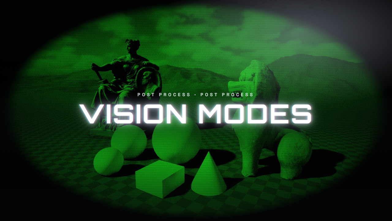 Media 1 for listing Vision Modes & Gameplay FX - Post Process Pack