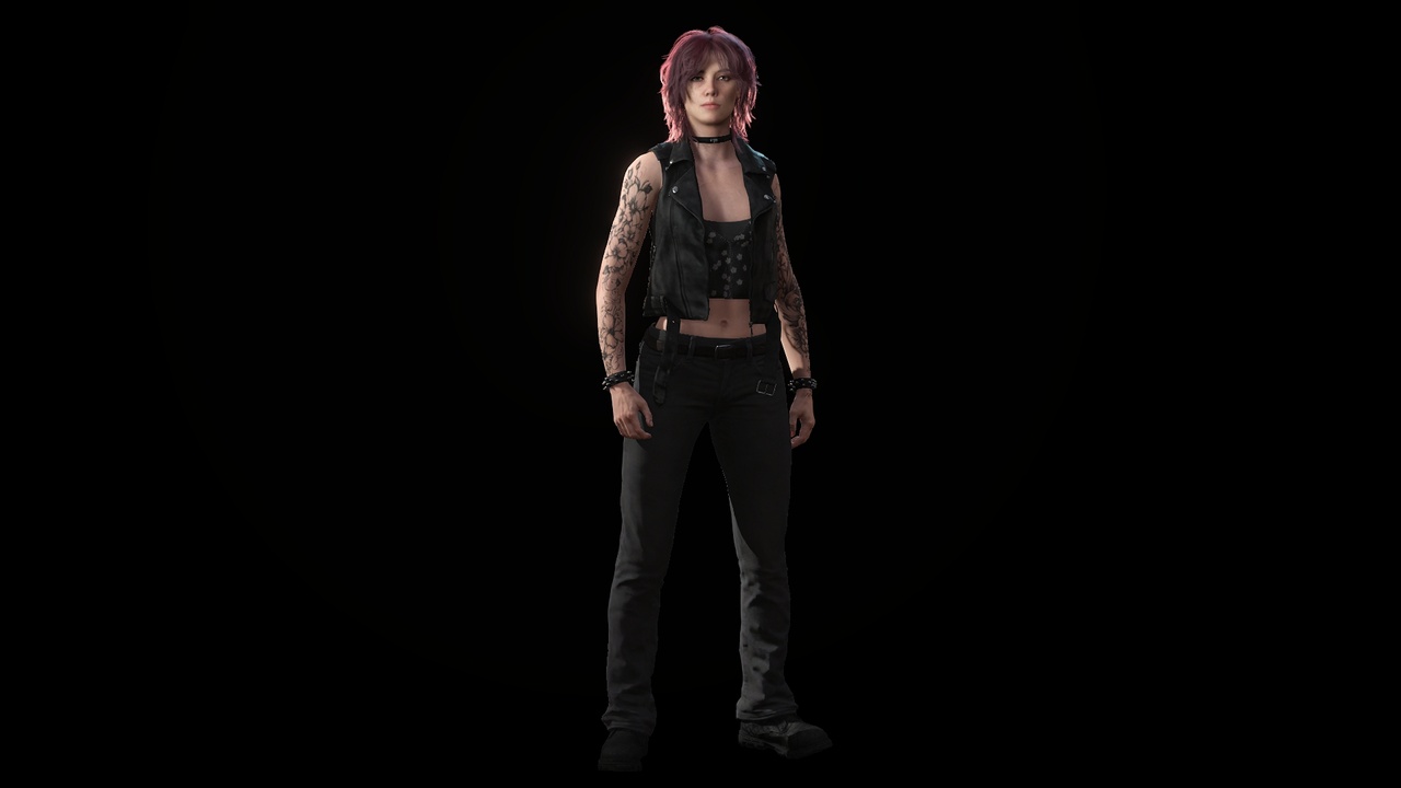Media 1 for listing Biker/Punk Woman Character (Var. 8) PBR Game Ready