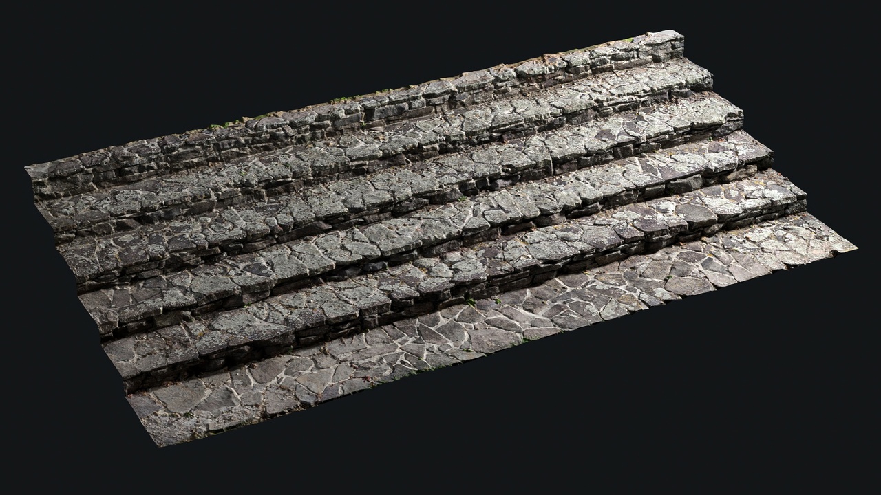 Media 1 for listing Stone Steps Scan | 4K PBR