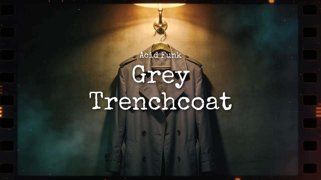 Media 1 for listing Grey Trenchcoat / Acid Funk