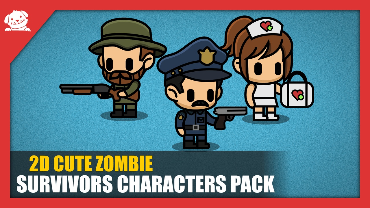 Media 1 for listing 2D Cute Zombie Survivors (With Source)