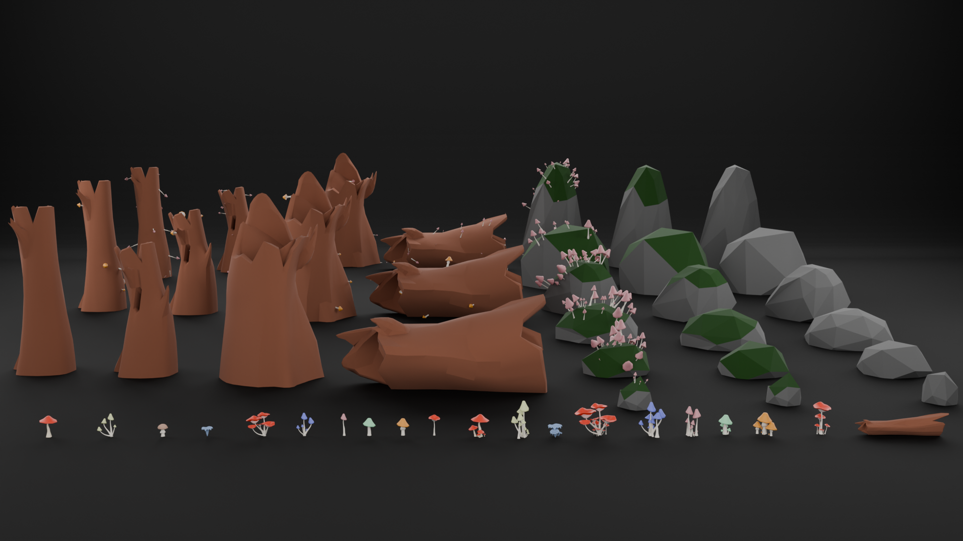 "Enchanted Forest - Low Poly Asset Pack" | Fab
