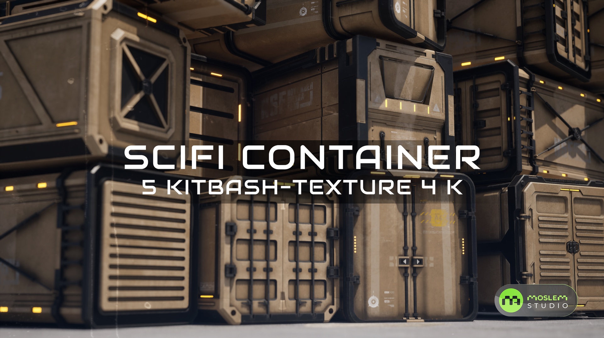 出品5 Kitbash Sci-Fi Containerのメディア1