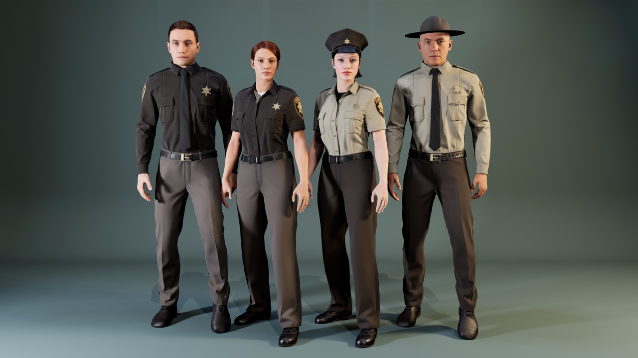 出品Sheriff Uniform (Metahuman clothing)のメディア1
