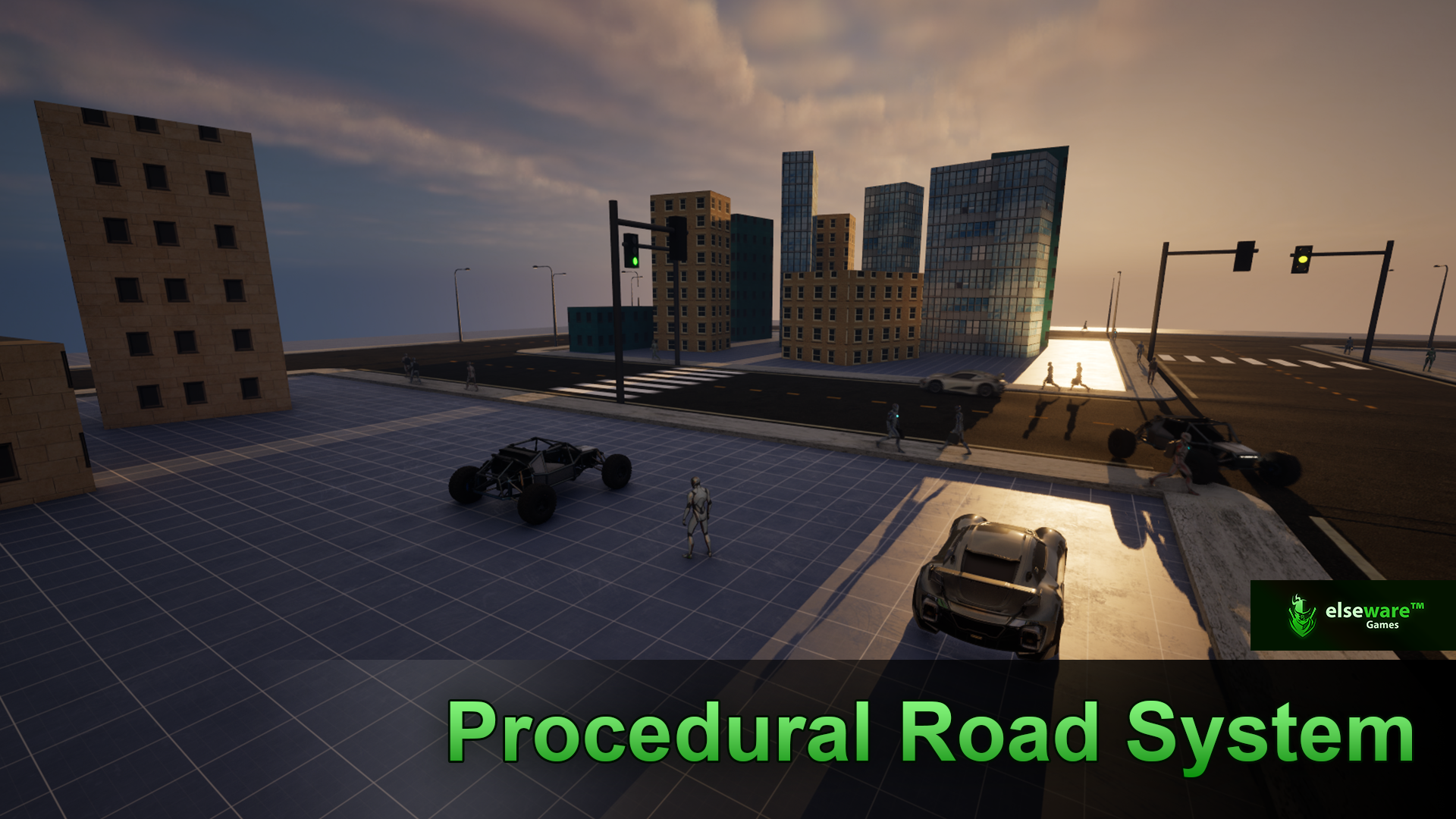Procedural Road System | Fab