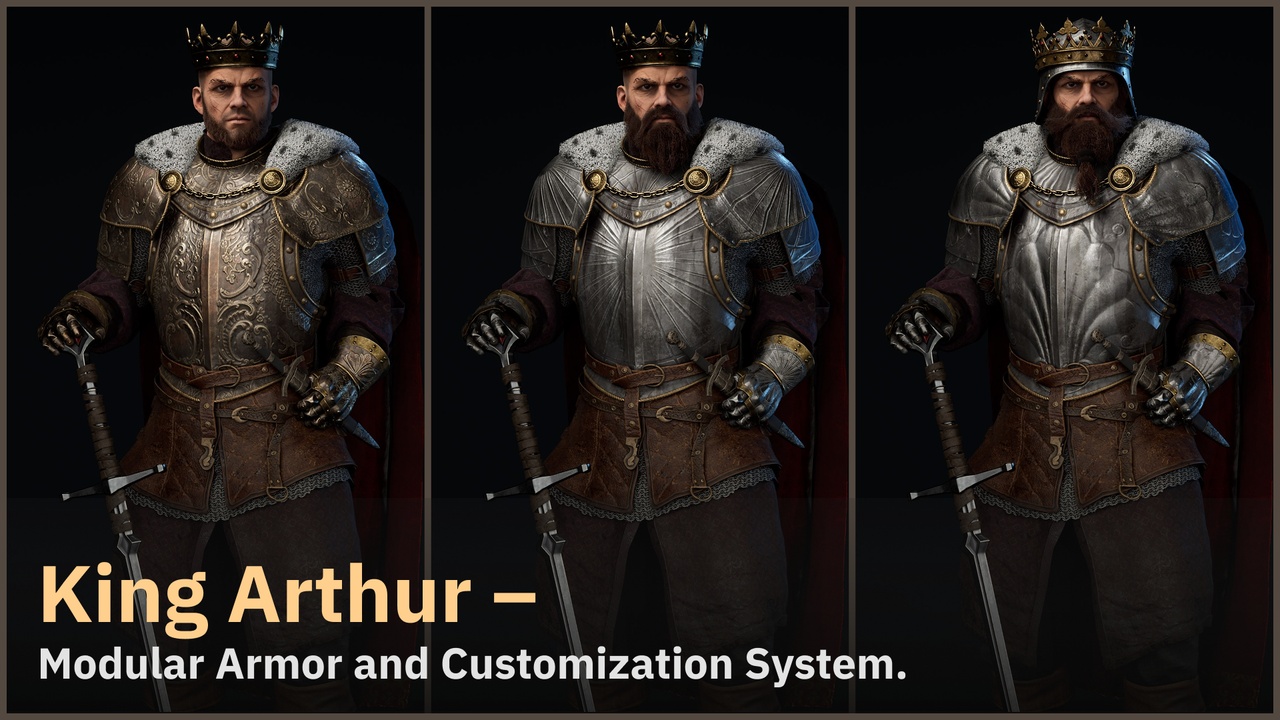 商品 King - Metahuman and Customization System 的媒体 1