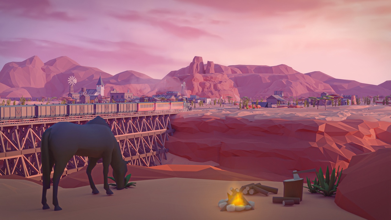 Media 1 for listing Wild West - Low Poly 3D Models Pack
