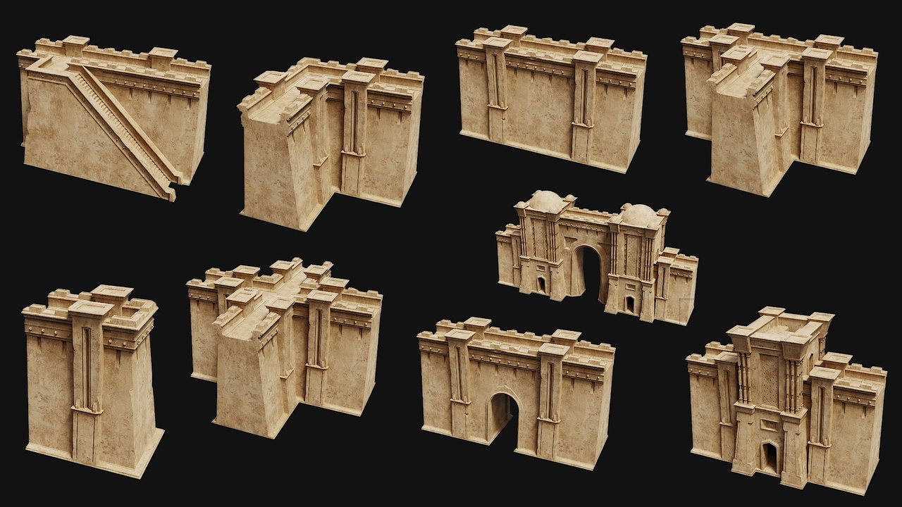 Media 1 for listing Ancient Modular Walls