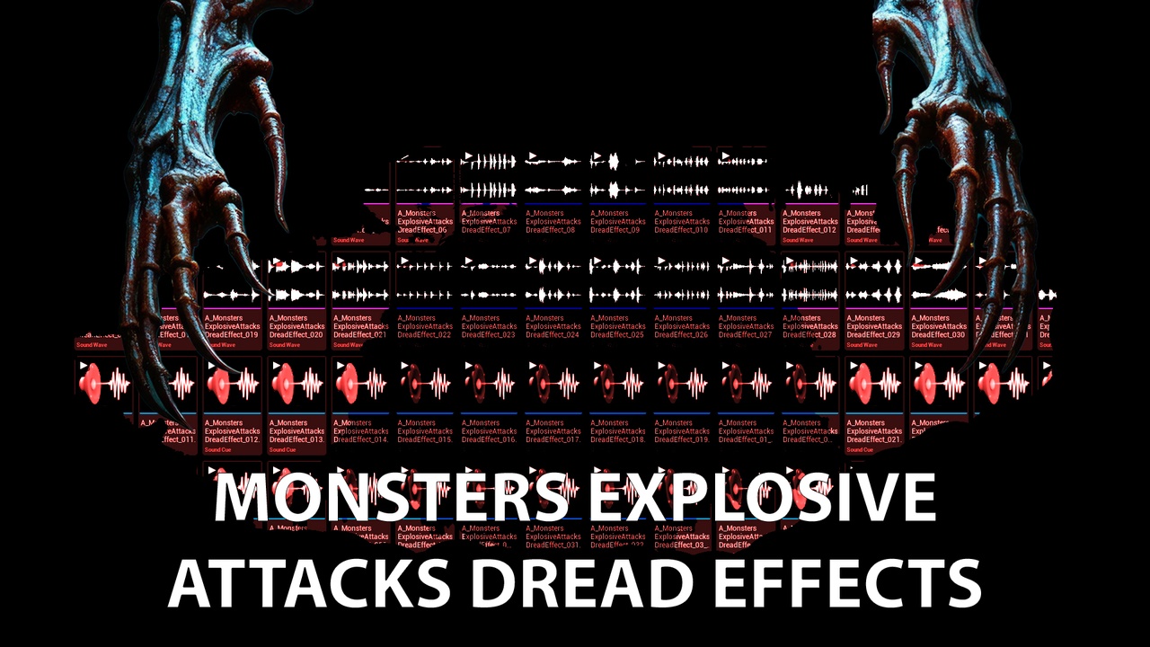Media 1 for listing Monsters Explosive Attacks Dread Sound Effects