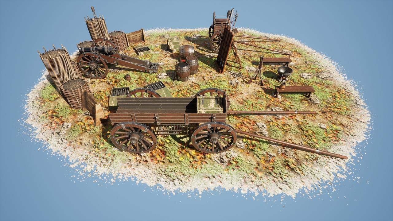 Media 1 for listing Cannon unicorn with accessories