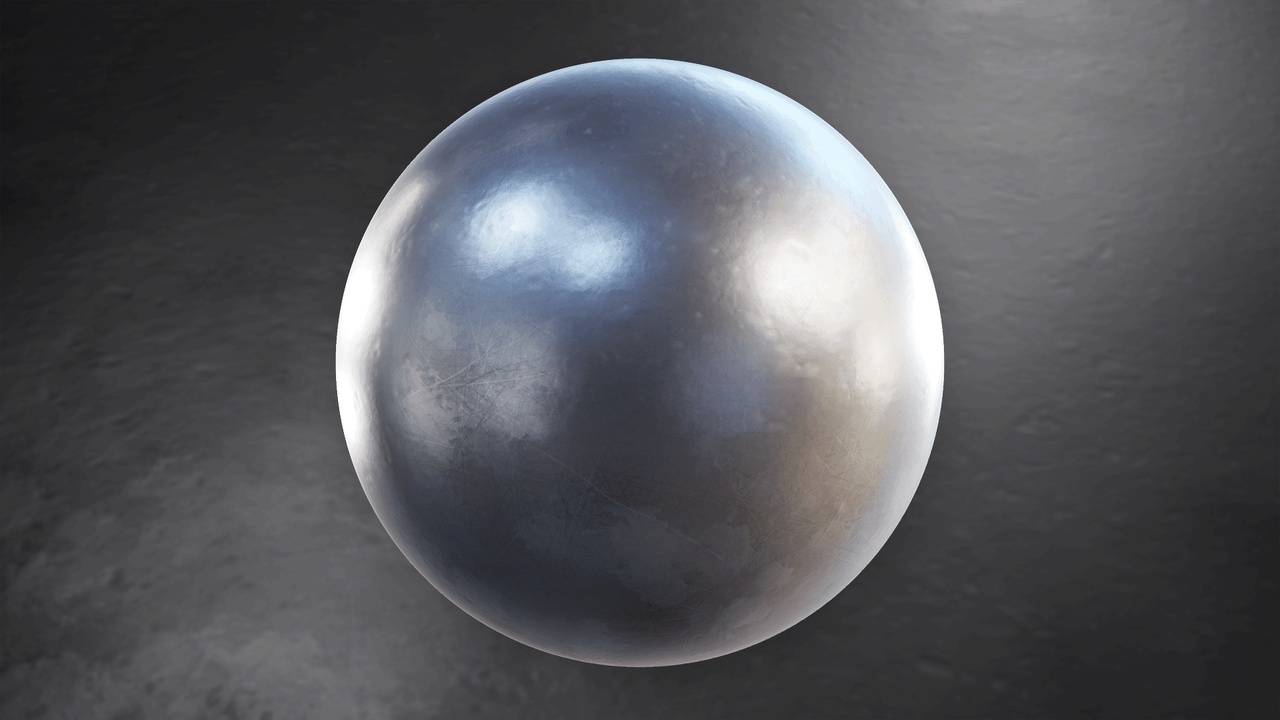 Media 1 for listing Stylized Damaged Metal 01A - Material