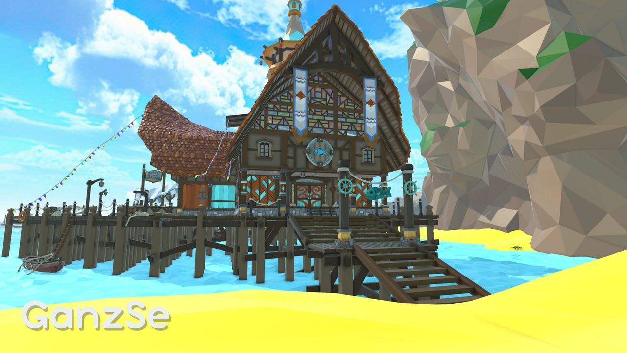 Media 1 for listing GanzSe Fishing Harbor - Modular Low Poly Environment