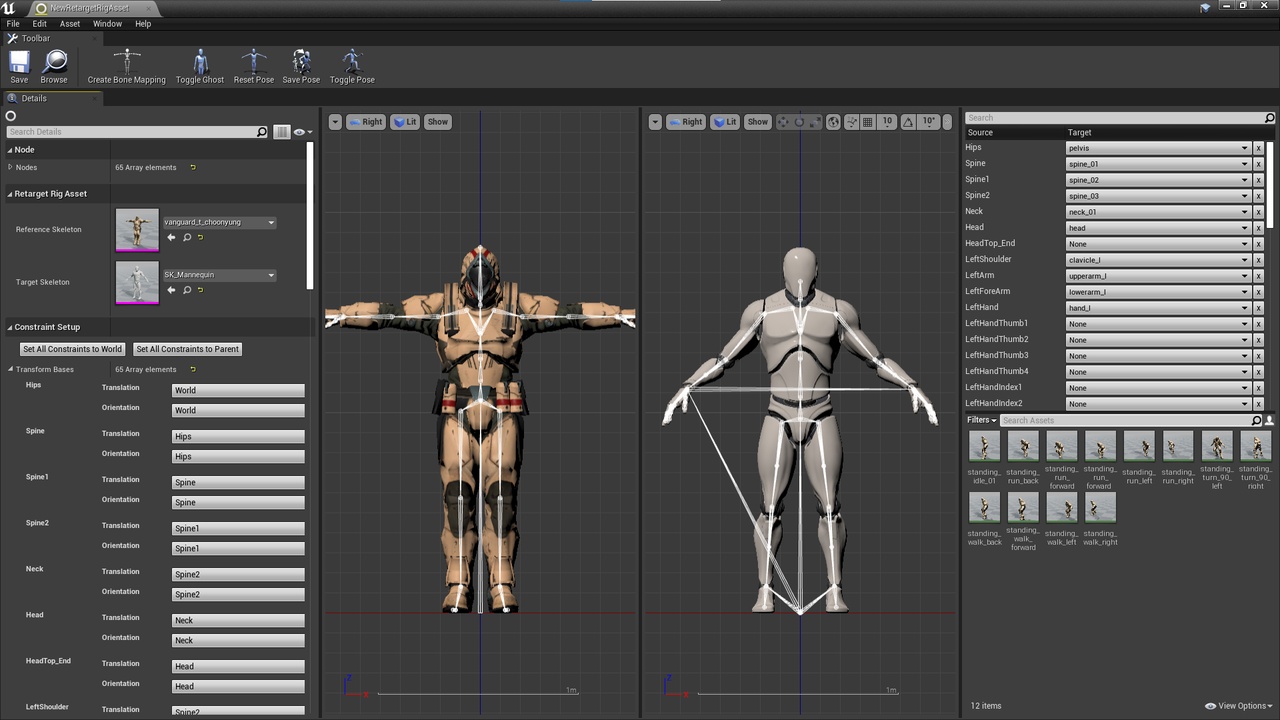 Media 1 for listing Animation Retarget Toolkit