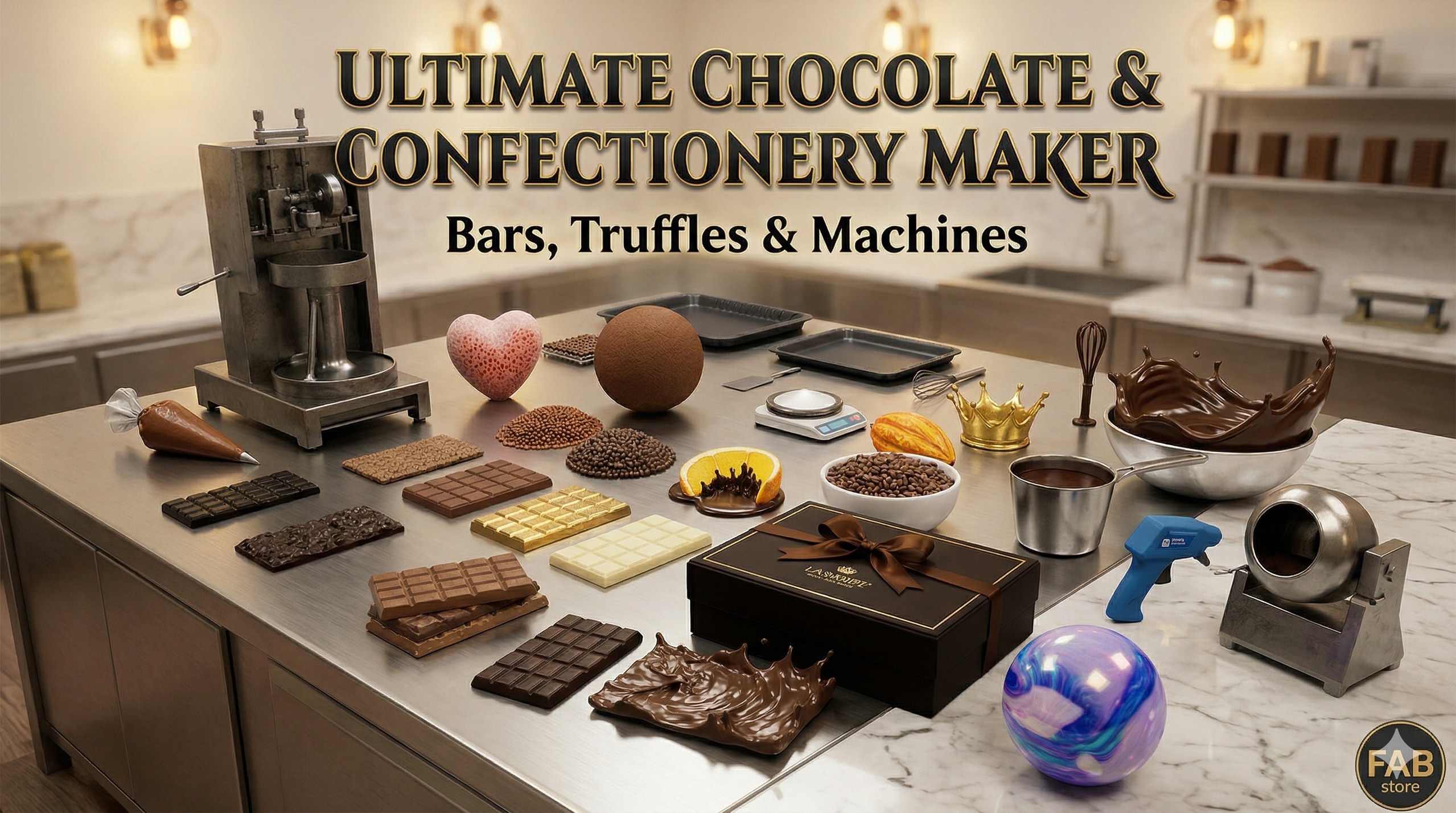 Ultimate Chocolate & Confectionery Maker - Bars, Truffles & Machines | Fab
