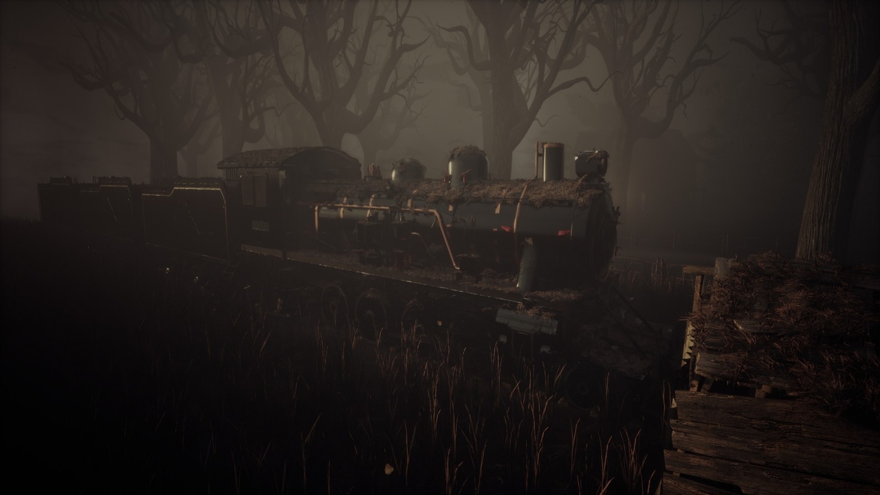 Media 1 for listing Mystic Foggy Horror Swamp Village & Train Station Abandoned Medieval Outpost
