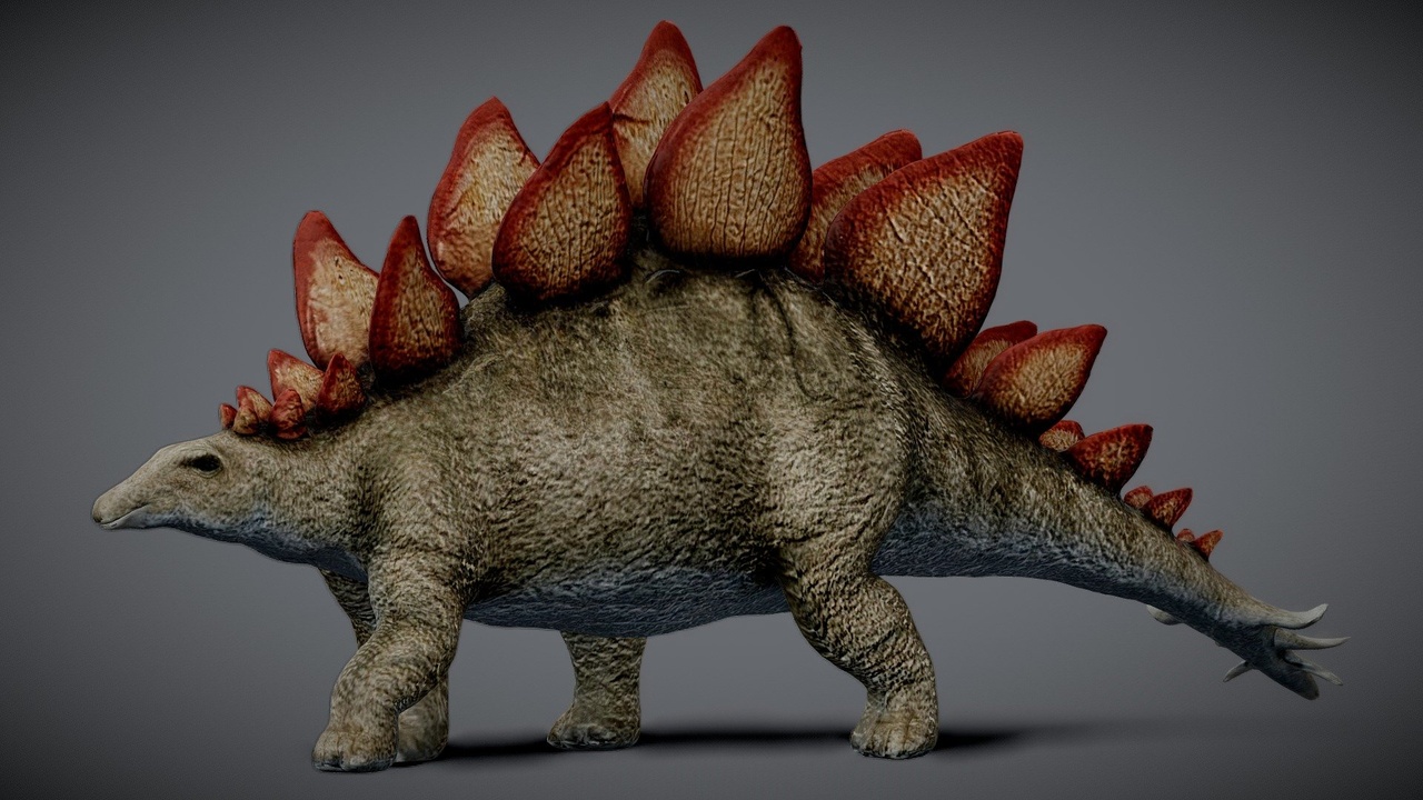 Media 1 for listing Animated Stegosaurus