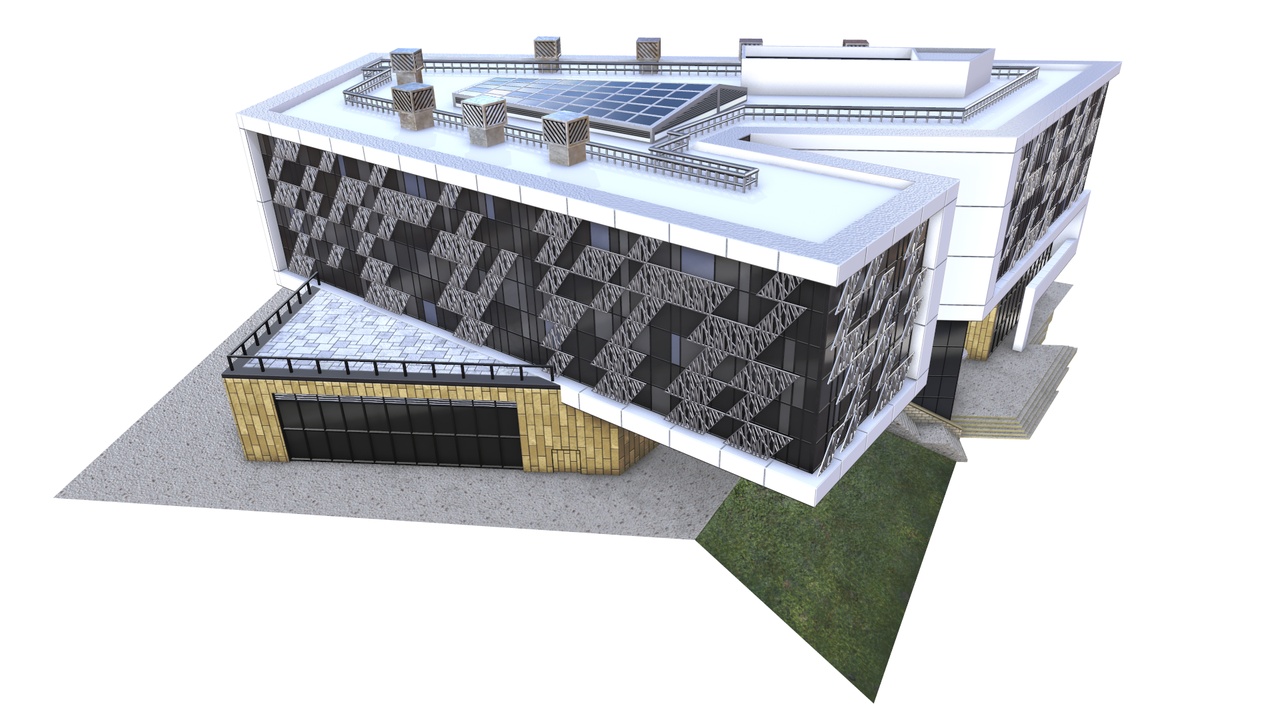 Modern Building Pack 3D Model | Fab