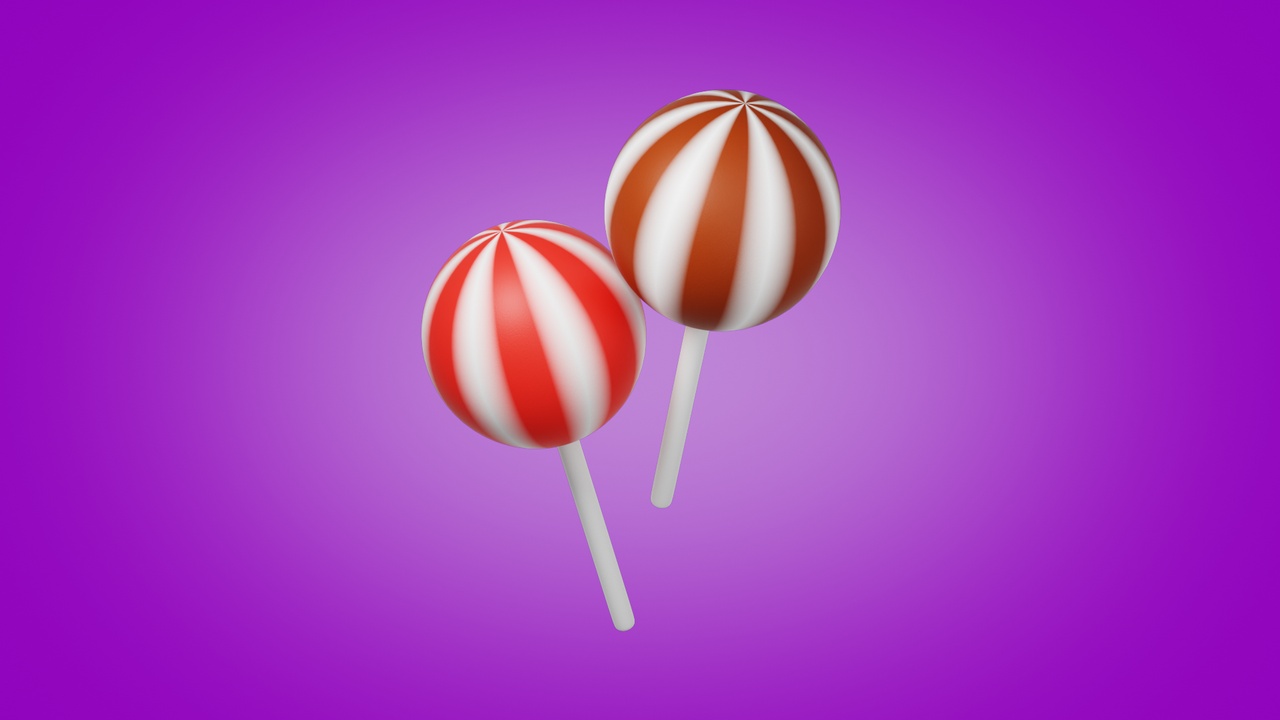 Media 1 for listing Stripped Lollipops