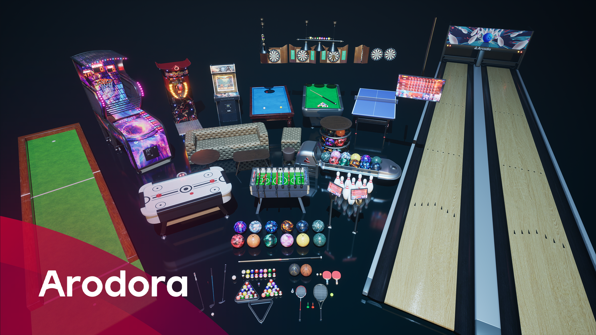 Game Center Pack | Fab