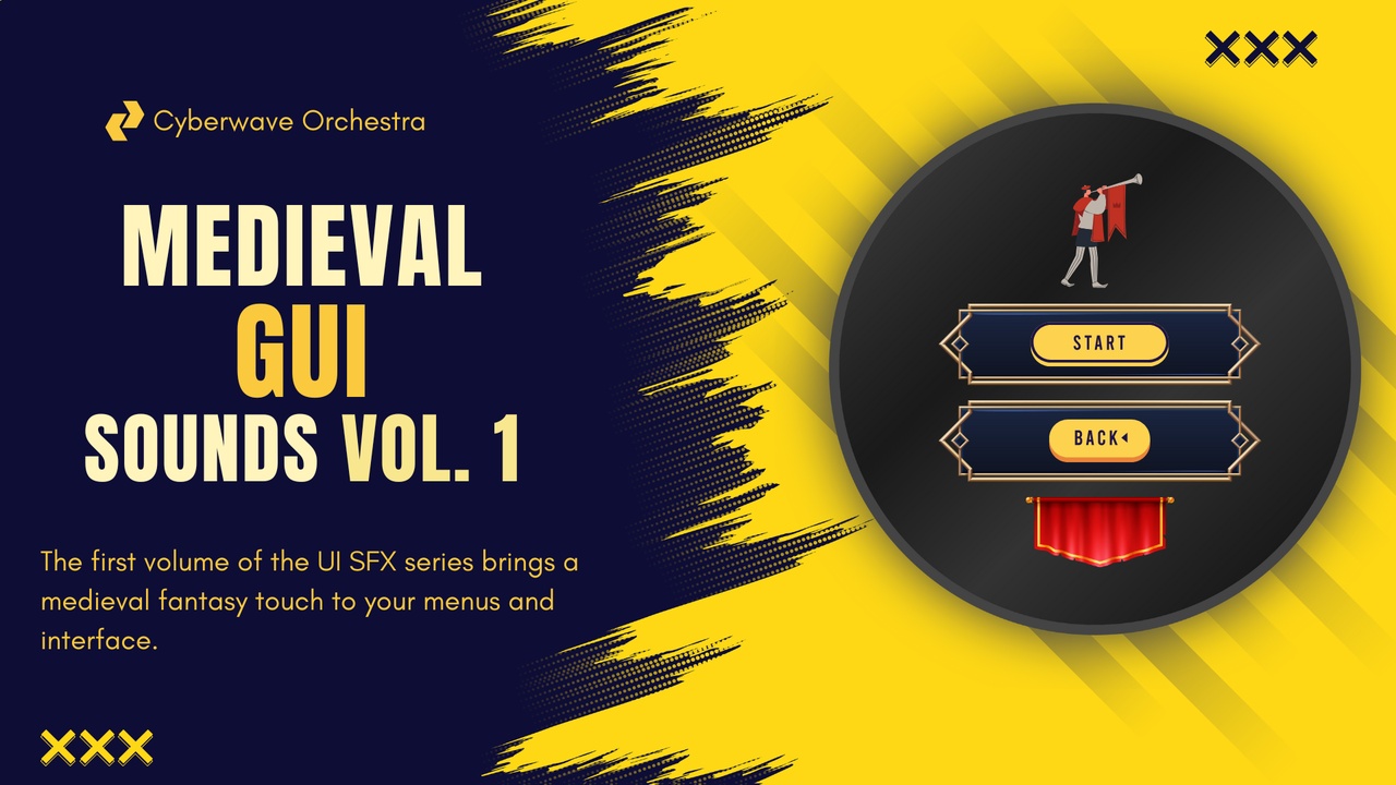 Media 1 for listing User Interface SFX Vol 1. - Medieval RPG GUI Sounds