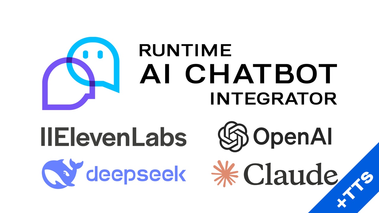 商品 Runtime AI Chatbot Integrator (ElevenLabs, OpenAI, DeepSeek, Claude) +TTS 的媒体 1