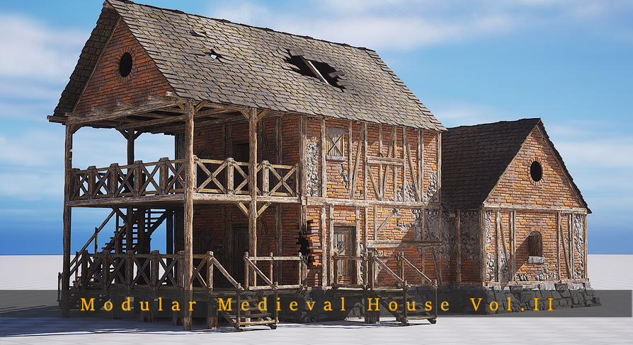 Modular Medieval House Kit VOL.2 | Fab