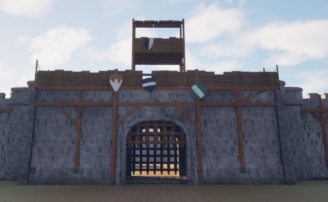 Media 1 for listing Medieval Castle Entrance Fort