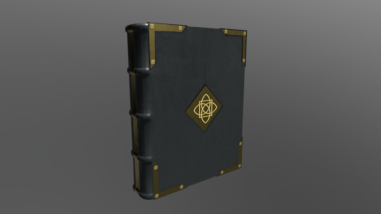 Media 1 for listing Medieval Book (Black)