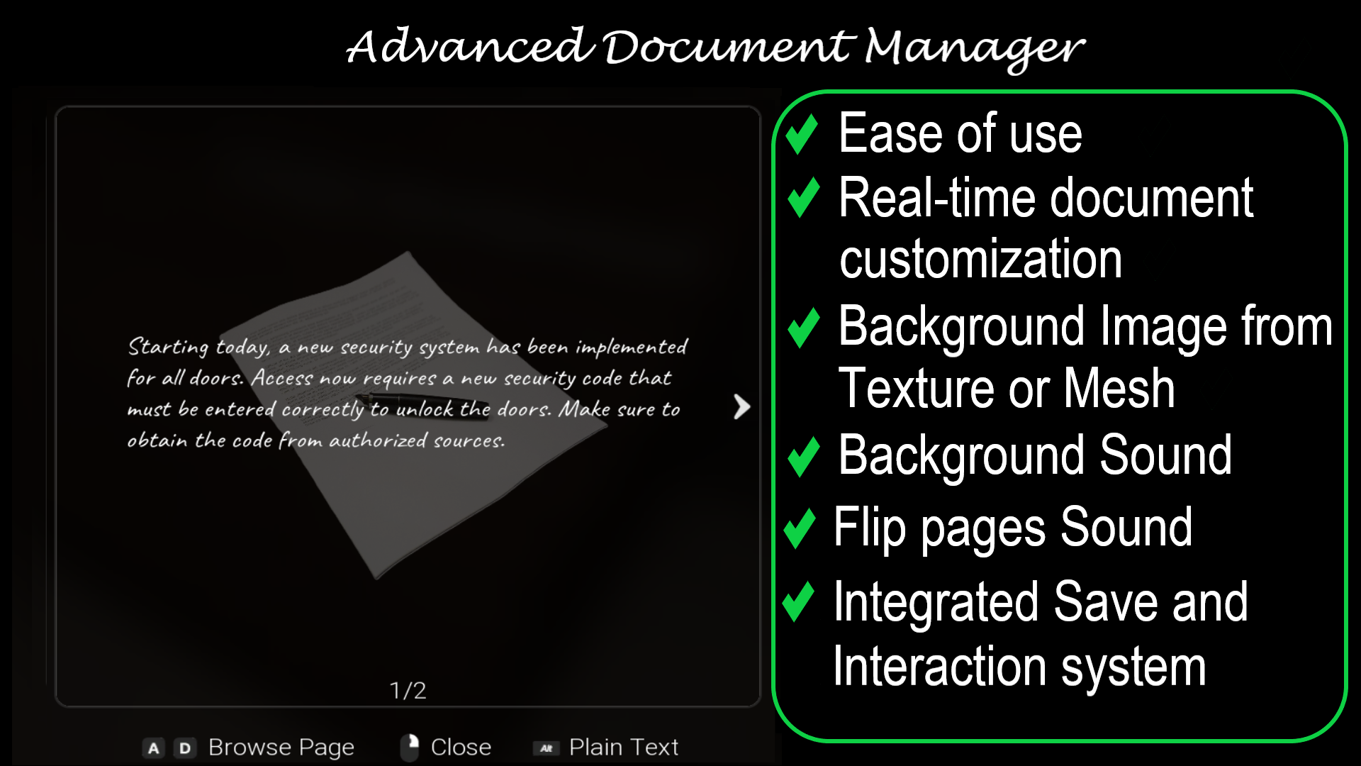 Advanced Document Manager | Fab