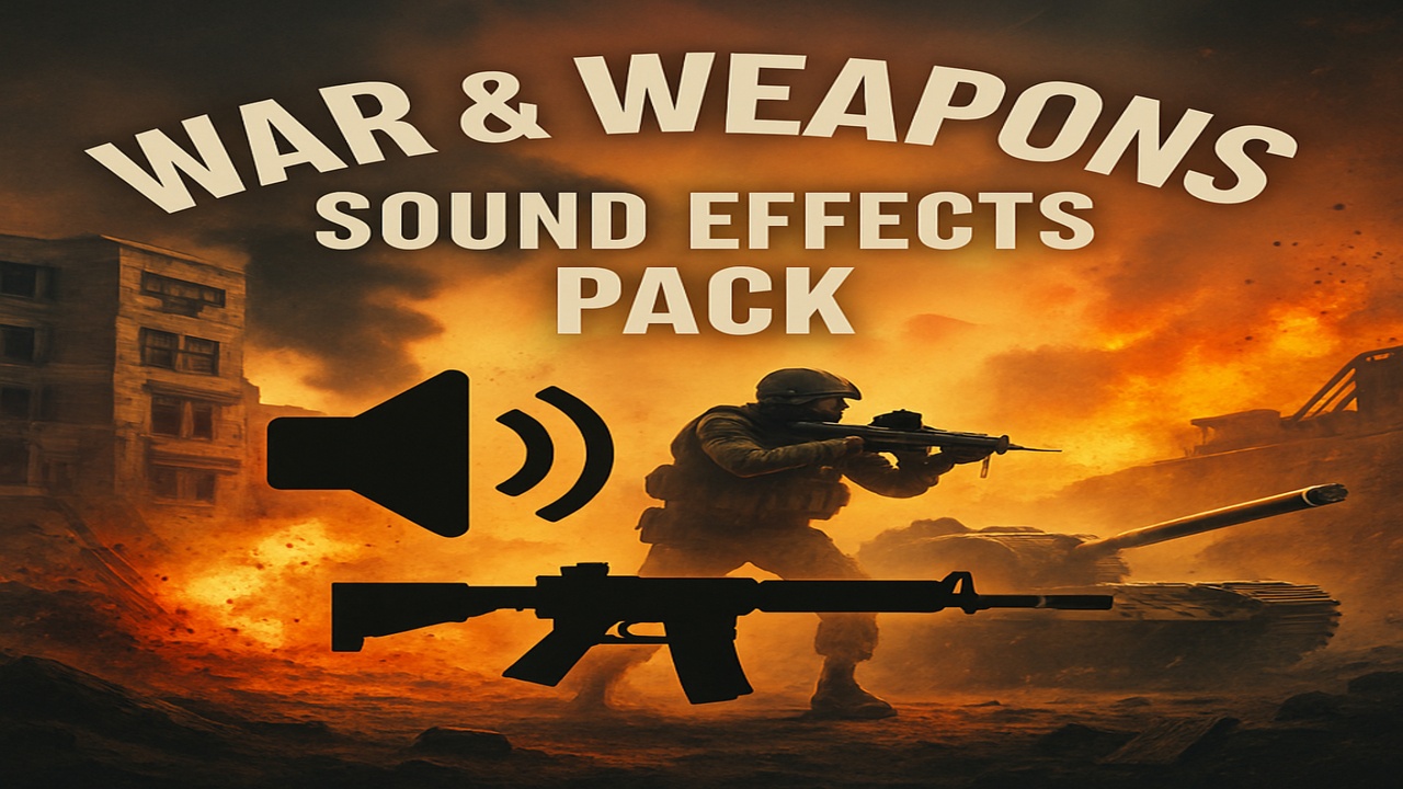 War & Weapons Sound Effects Pack | Fab