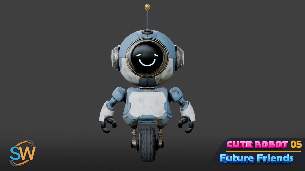Media 1 for listing Cute Robot 05 - Future Friends