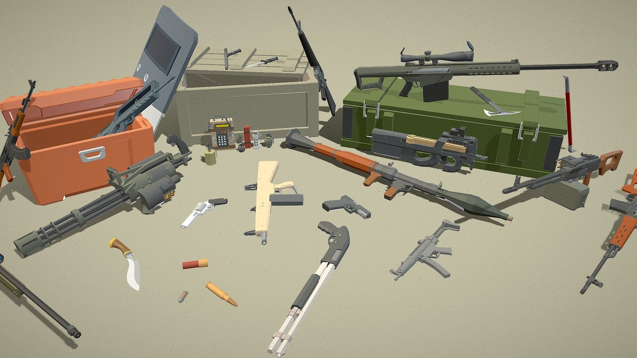 Media 1 for listing Weapons Pack - Popular FPS Weapon