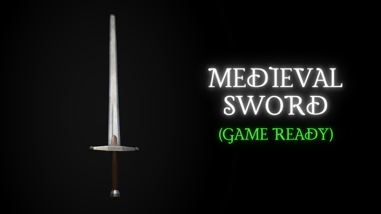 Media 1 for listing Medieval Sword - Game Ready