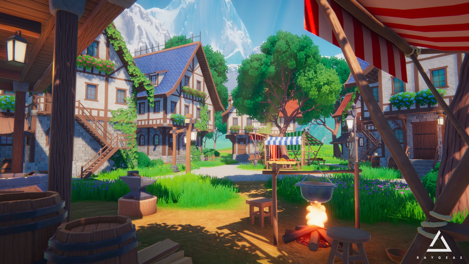 Media 1 for listing SUNTAIL - Stylized Fantasy Village