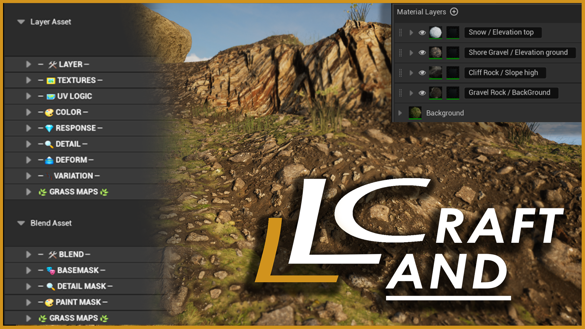 LandCraft - Layered Landscape Master Material | Fab