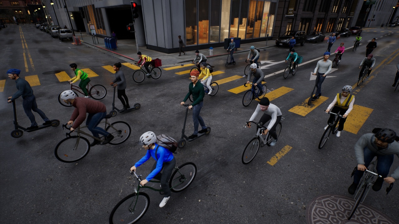 Media 1 for listing Cyclists Animated - Bundle