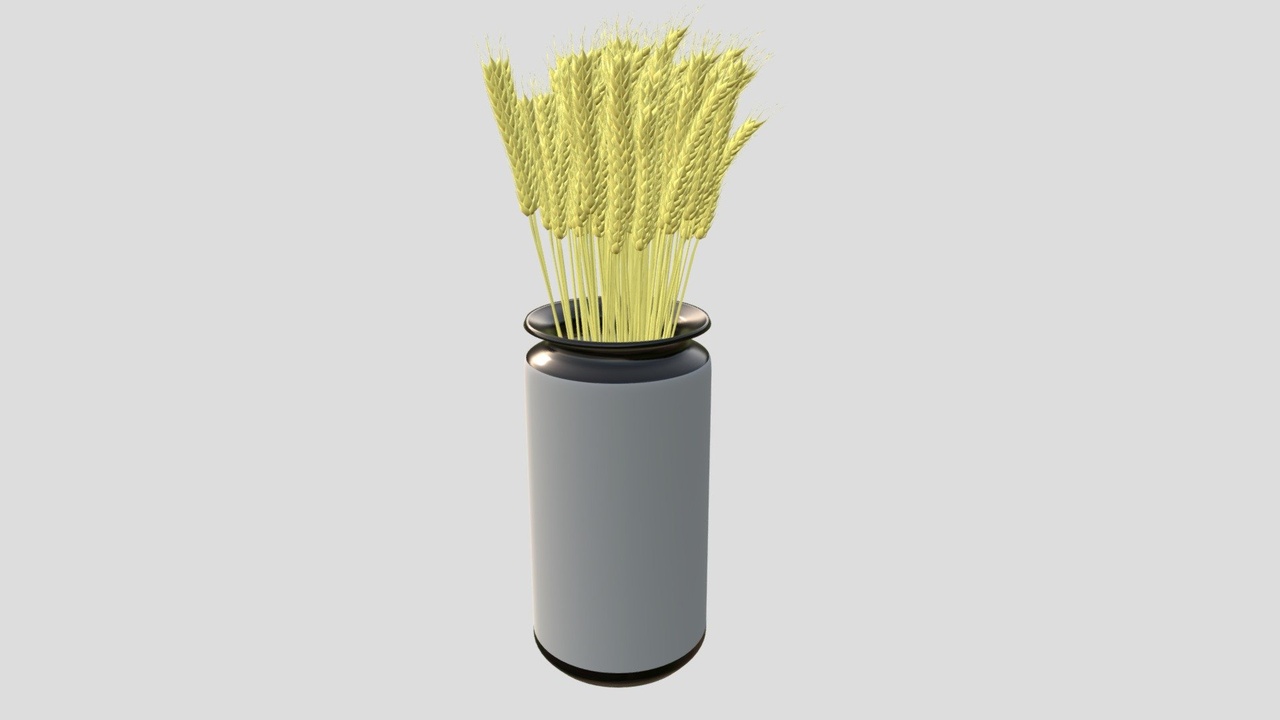 Media 1 for listing Golden Wheat in Vase