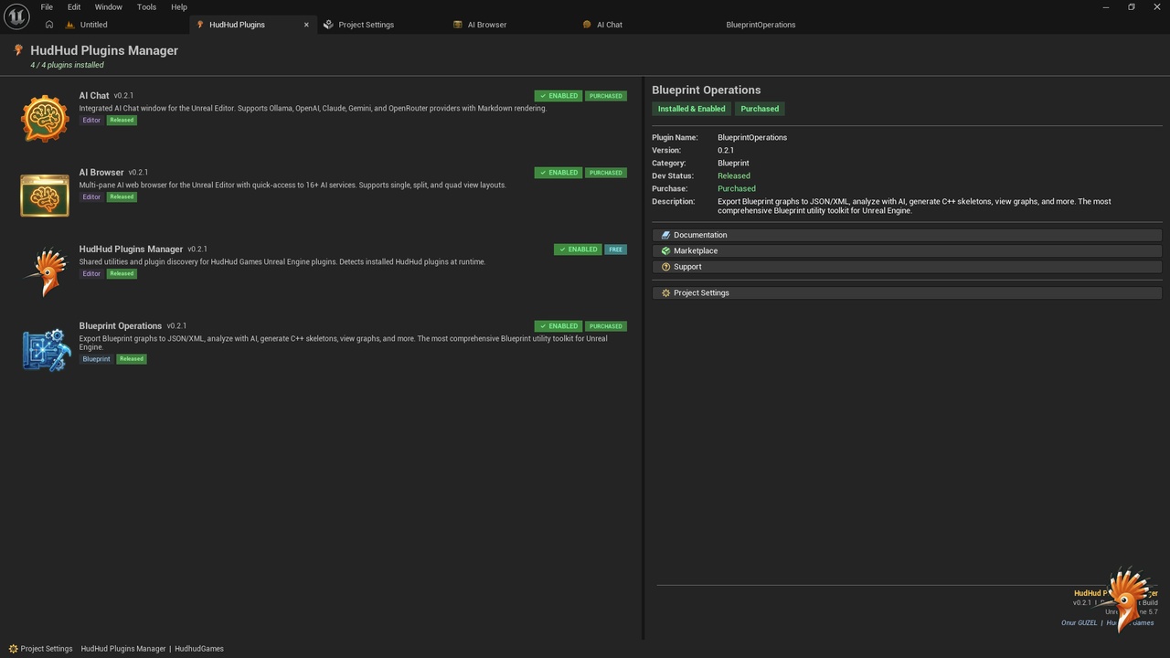 Media 1 for listing HudHud Plugins Manager - Dashboard & Hudhud Plugins Ecosystem Hub (FREE)