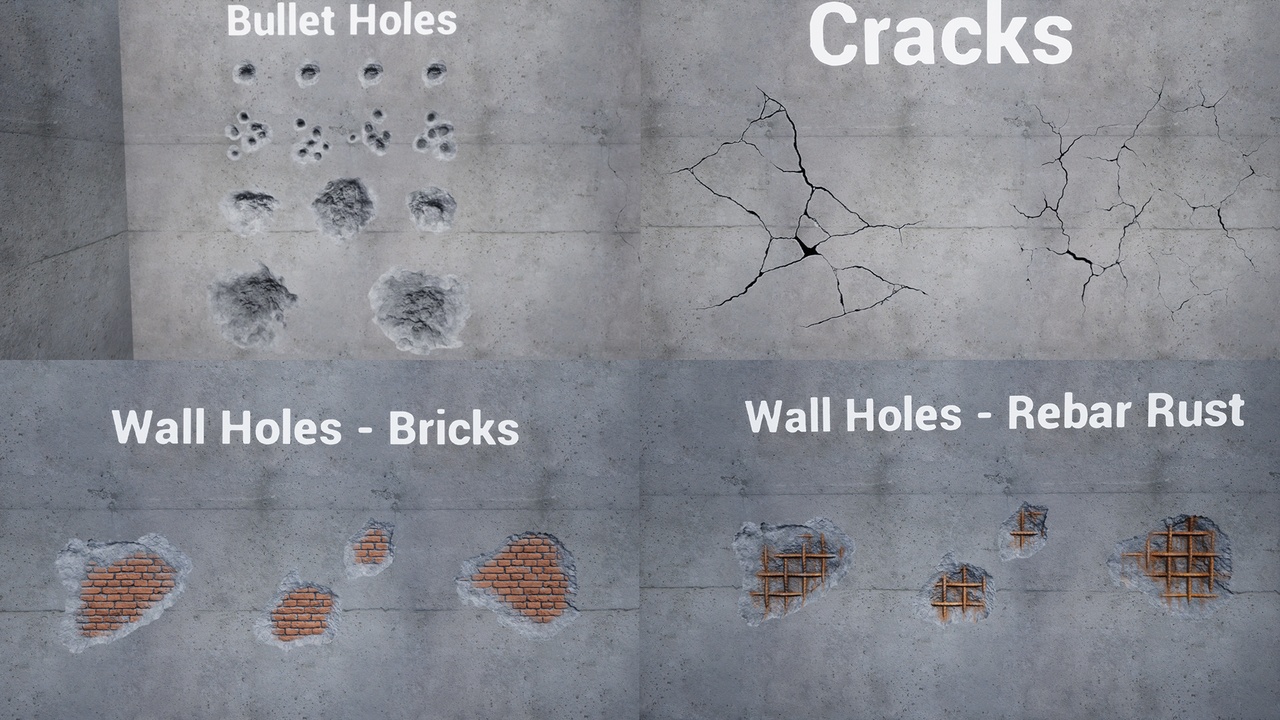 出品Concrete Damage Decal Packのメディア1