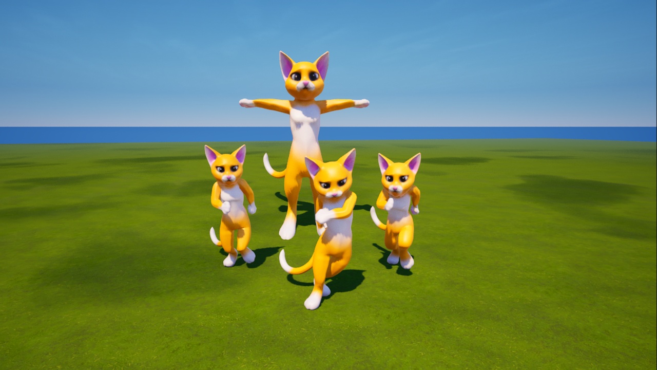 Cat Pack - Rigged + 3 Animations | Fab