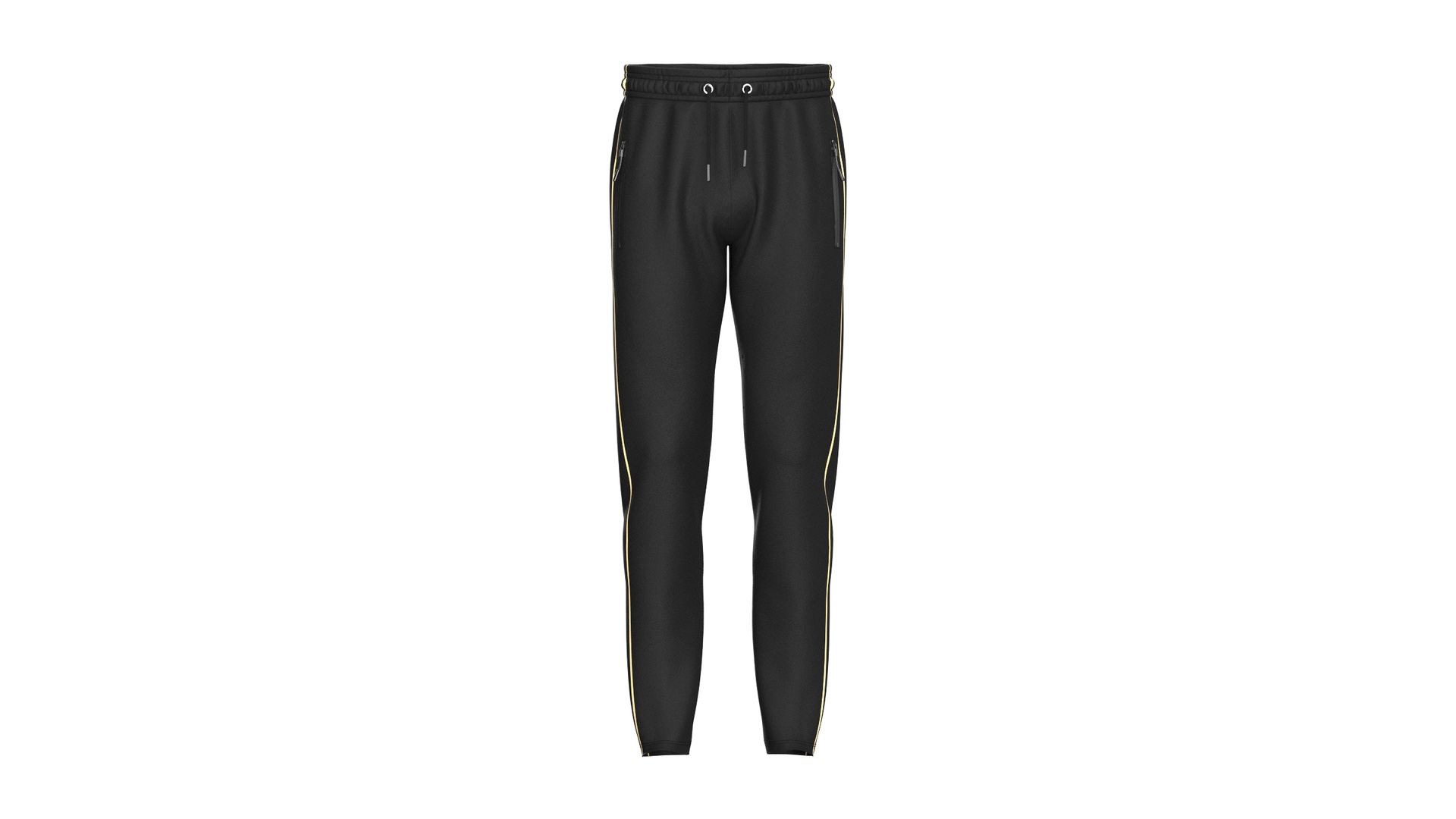 商品 Track Pant - Black And Gold |  High Poly 的媒体 1