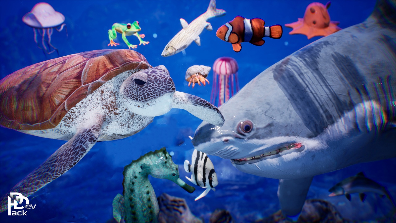 Sea Animals / 12 Meshes