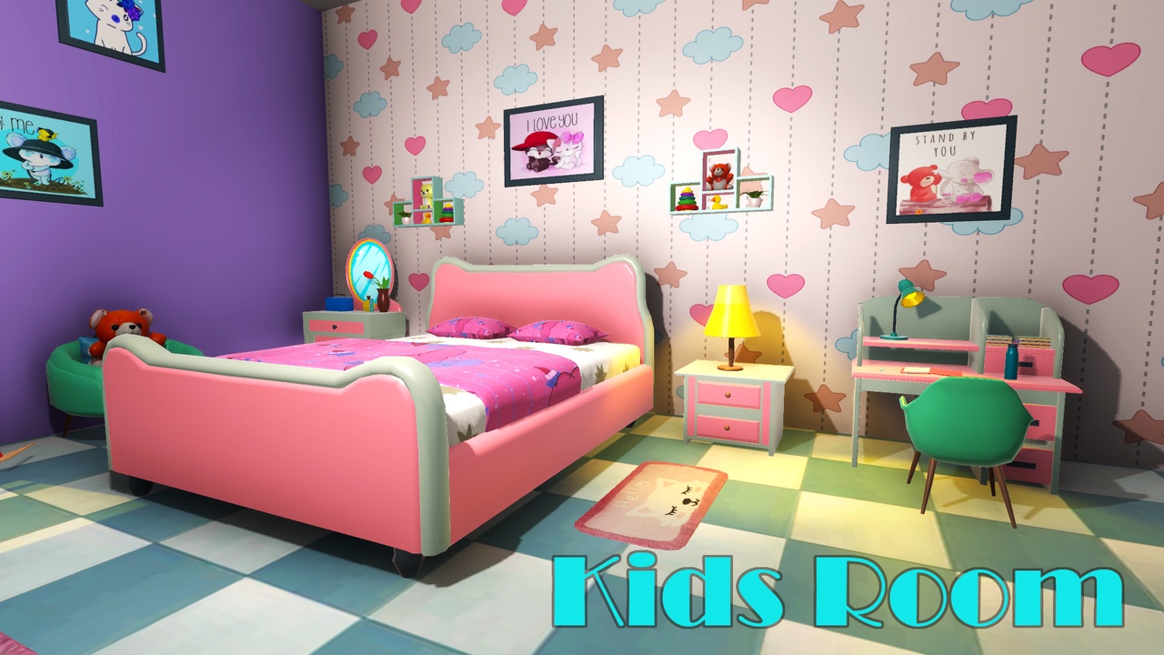 Media 1 for listing Kids Room Lowpoly