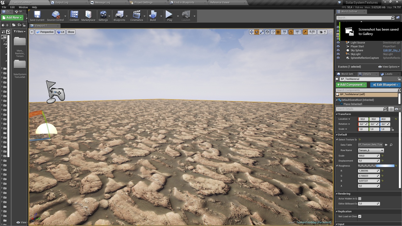 Medium 1 für Eintrag Mars Realistic Texture Sets