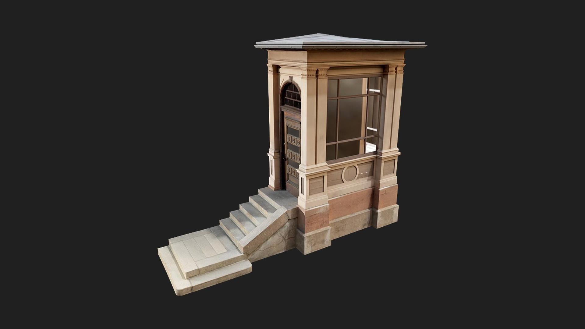 Urban Modular Building Entrance Side Set | Fab