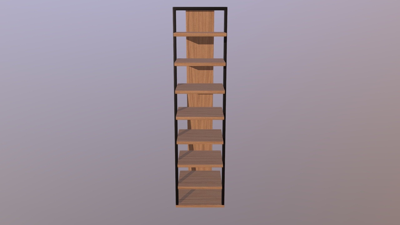 Media 1 for listing Ladder Wooden Shelf